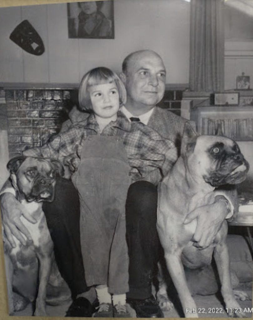 Jackie and Leslie Coogan With Dog