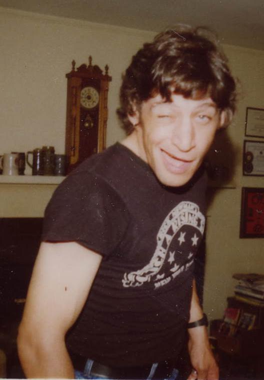 Jim Varney making a comical face.