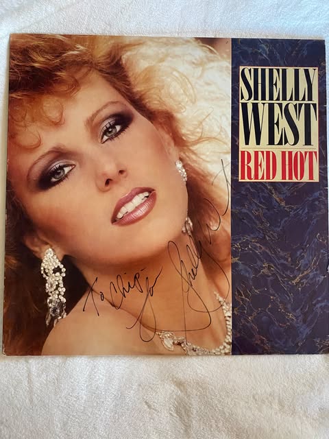 Shelly west red hot albumb signed
